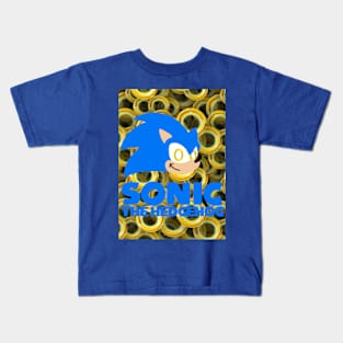 Chasing Coins Sonic Kids T-Shirt